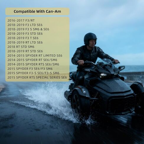 فلتر زيت 420956744 لـ Can-Am Spyder & Sea-Doo RXT-X RXP-X GTX 300، يناسب محركات Rotax 1503/1630 (130hp - 300hp) لمركبات Sea-Doo المائية، يستبدل 420956743، 420956747 (قطعتان) in Kuwait