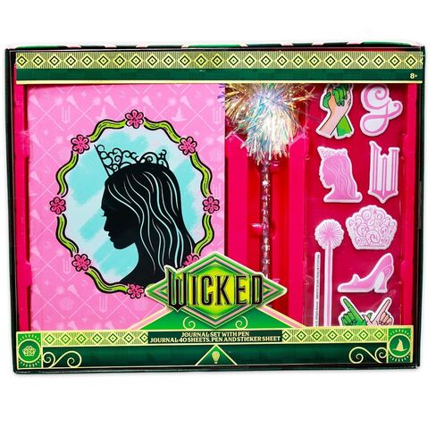 UNIVERSAL ALL-ACCESS Wicked Journal Set - Bundle with Glinda Notebook with Pen, Stickers, More for Kids, Adults | Wicked Journal Notebook Stationery Kit in Saudi Arabia