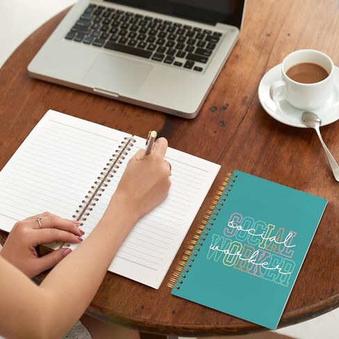 Social Worker Gifts Journal, Social Worker Notebook, School Social Worker Must Haves, Social Worker Gifts for Women, Social Worker Office Decor, Hardcover Spiral Notebook 5.5x8.3 Inch in Saudi Arabia