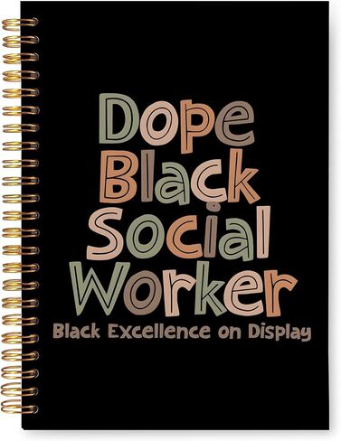 Social Worker Gifts Journal, Social Worker Notebook, School Social Worker Must Haves, Social Worker Gifts for Women, Social Worker Office Decor, Hardcover Spiral Notebook 5.5x8.3 Inch in Saudi Arabia