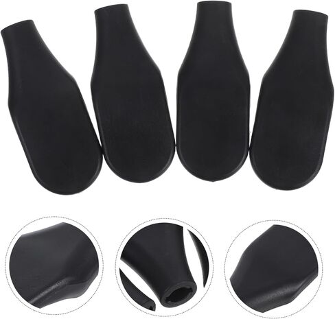NUOBESTY 4pcs Office Armrest Replacement for Chairs Comfortable Ergonomic Design for Enhanced Support and Easy Installation Parts for Office Furniture in Saudi Arabia