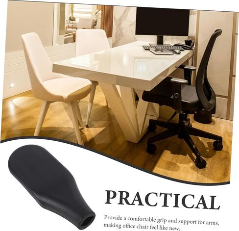 4pcs Ergonomic Office Chair Armrest Pads Comfortable Replacement Parts for Enhanced Support and Easy Installation Compatible Desk Chairs in Saudi Arabia