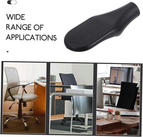 NUOBESTY 4pcs Office Chair Armrest Replacement Handles Comfortable Arm Pads Quick Installation for Various Office Furniture Chairs Compatibility for Enhanced Support in Saudi Arabia