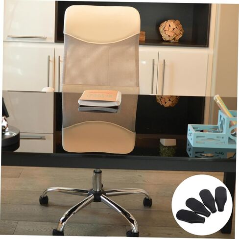 NUOBESTY 4pcs Office Chair Armrest Replacement Handles Comfortable Arm Pads Quick Installation for Various Office Furniture Chairs Compatibility for Enhanced Support in Saudi Arabia