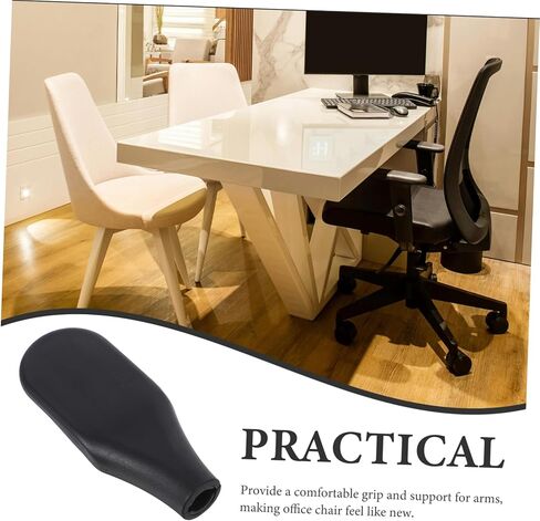 NUOBESTY 4pcs Office Chair Armrest Replacement Handles Comfortable Arm Pads Quick Installation for Various Office Furniture Chairs Compatibility for Enhanced Support in Saudi Arabia
