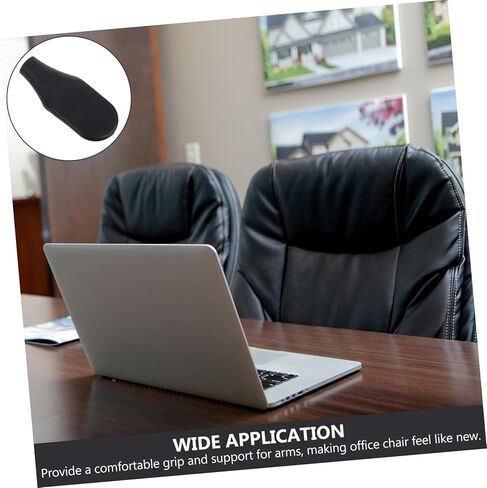 Uonlytech 4pcs Office Chair Armrest Replacement Comfort Support for Office Chairs Easy Installation Ergonomic Armrests for Enhanced in Saudi Arabia