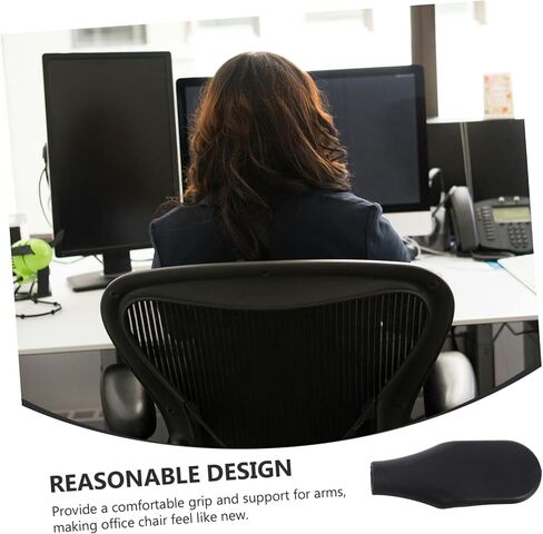 Uonlytech 4pcs Office Chair Armrest Replacement Comfort Support for Office Chairs Easy Installation Ergonomic Armrests for Enhanced in Saudi Arabia