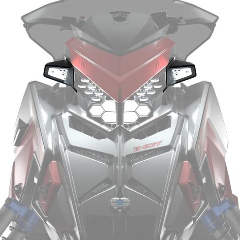 Polaris Snowmobile Auxiliary Flood Light Assembly for RMK Khaos Slash, Switchback Assault, INDY VR1, Voyageur 146 Models and More, 1000 Lumens, for Tight Spaces, Night Riding, Pair - 2889733 in Saudi Arabia