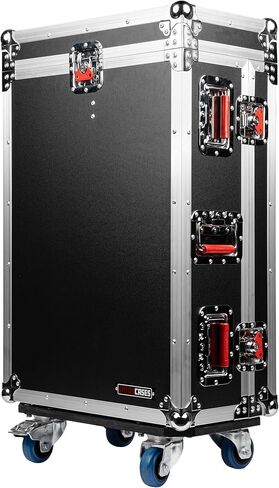 Gator Cases G-Tour ATA Style Road Case-Custom Fit for The Presonus SL16 Mixer with Heavy Duty Hardware (G-TOURPRESL16NDH) Other, Black in Saudi Arabia