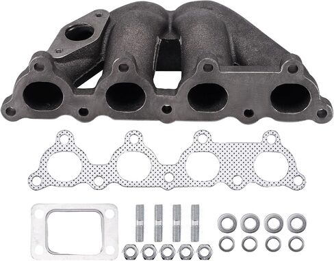 maXpeedingrods T3 T4 Turbo Turbocharger Kit for Honda Civic 1992-2000 CRX 1988-1991 Del Sol 1993-1997 with Intercooler, Oil Feed Return Line, for Honda Civic D Series D15 D16 D15Z1 D16Z6 D16Y7 D16Y5 in Saudi Arabia