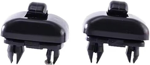2Pcs Inner Sun Visor Snap Hooks (Upgraded) - Gray OEM 8E0857562 & 8U0857562A, Fit for A1/A3/S3/A4/S4/A5/S5/Q3/Q5/TT/RS3/RS4/RS5 in Saudi Arabia