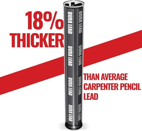 STKR Concepts Mechanical Carpenter Pencil w / 3 pcs of replacement lead, red (77629) in Kuwait