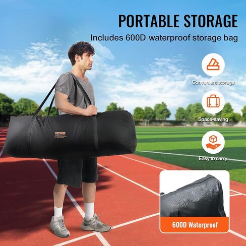 VEVOR L Screen Baseball for Batting Cage, 7x7 ft Baseball & Softball Safety Screen, Body Protector Portable Batting Screen with Carry Bag & Ground Stakes, Baseball Pitching Net for Pitchers Protection in Saudi Arabia