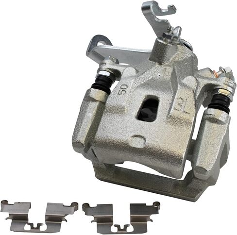 TRQ Front and Rear Brake Caliper Set Zinc Coated Brackets Compatible with 2013-2015 Mazda CX-5 in Saudi Arabia