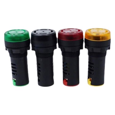 Buzzer AD16-22SM Sound and Light Flash DC Buzzer Alarm 12VDC 24V 220V(AD16-22SM/red220V) in Saudi Arabia