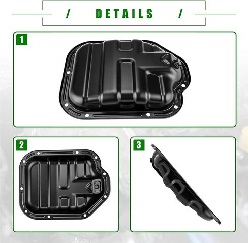 111104P110 Lower Engine Oil Pan Sump with Drain Plug Compatible with Infiniti FX35 2003-2008 G35 2003-2007 M35 2006-2008 Nissan 350Z 2003-2006 in Saudi Arabia
