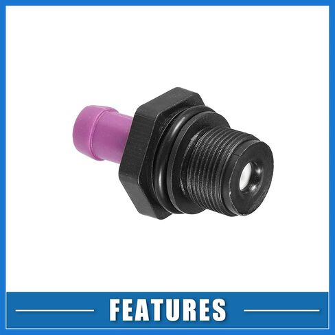 PCV Valve Grommet Exhaust Positive Crankcase Ventilation Fittings No.118105H71A for Nissan Versa Kicks Purple and Black Auto Accessories in Saudi Arabia