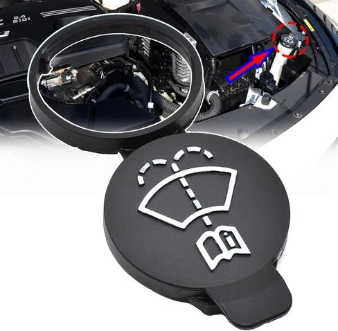 Water Tank Cover Compatible With Chevrolet For Silverado 1500 1500 LD 2500 HD 3500 HD Car Windshield Wiper Washer Fluid Reservoir Tank Bottle Cap Cover 13227300 in Saudi Arabia