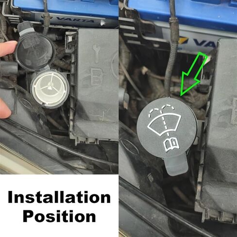 Water Tank Cover Compatible With Chevrolet For Silverado 1500 1500 LD 2500 HD 3500 HD Car Windshield Wiper Washer Fluid Reservoir Tank Bottle Cap Cover 13227300 in Saudi Arabia