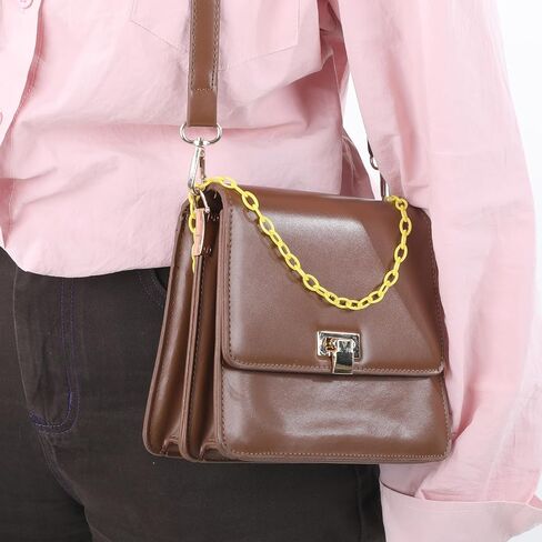 سلاسل مجوهرات بلاستيكية ملونة، حلقات ربط أكريليك عامة 22 ضفيرة 15 بوصة وصلات سلسلة كبح لسلاسل النظارات ومحفظة النظارات وقلادة وأقراط وصناعة المجوهرات DIY مجموعة صنع ألوان الحلوى المختلطة in Kuwait