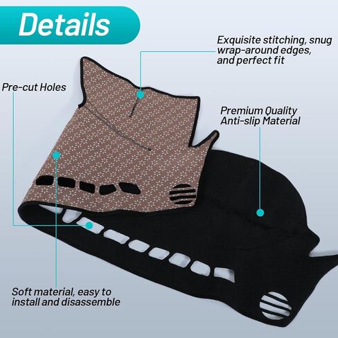 Dashboard Cover Dash Covers Pretector Mat for Hyundai for Sonata 2011 2012 2013 2014 Anti-Slip Dash Board Sunshield in Saudi Arabia
