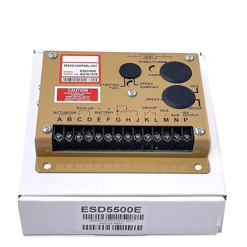 Generator Governor ESD5500E Speed Controller Engine Actuator Magnetic Speed Sensor DC Motor Control Board Genset Parts in Saudi Arabia