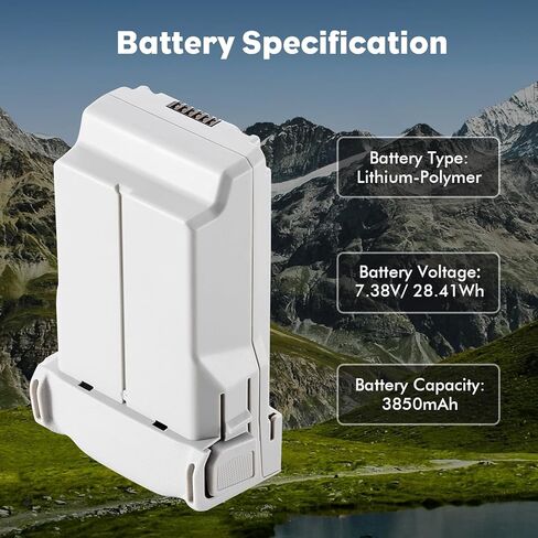 بطارية الطيران الذكية بلس لـ DJI Mini 4 Pro/ Mini3 Pro/Mini 3,3850 مللي أمبير في الساعة، ترقية وقت الطيران لمدة 47 دقيقة 2025 (بطارية واحدة) in Kuwait