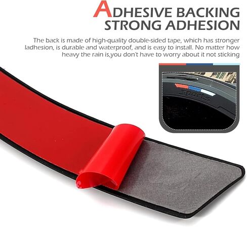 2PCS Car Wheel Tire Eyebrow Strips, Silicone Automotive Fender Flare Arch Lip Trim Strip, Curved Anti-Collision Wheel Arch Protectors for Most Vehicle (Black) in Saudi Arabia