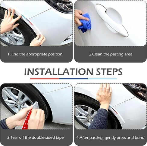 2PCS Car Wheel Tire Eyebrow Strips, Silicone Automotive Fender Flare Arch Lip Trim Strip, Curved Anti-Collision Wheel Arch Protectors for Most Vehicle (Black) in Saudi Arabia