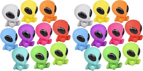 ArtCreativity Rubber Galactic Aliens, Set of 10, Alien Toys for Kids in Assorted Colors, Great as Outer Space Party Favors, Bath Toys for Kids, Swimming Pool Toys, and Office Desk Decorations in Kuwait