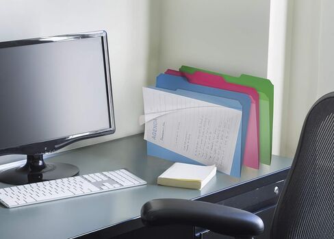 Find It Clear View Interior Folders, Letter Size, Manila, 8 Pack (FT07186) in Kuwait