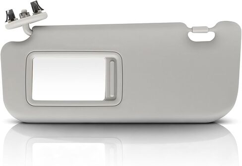 Gray Sun Visor Driver Side Compatible with Yaris 2007 2008 2009 2010 2011 74320-52810-B0 W/Mirror Front Left Side in Saudi Arabia