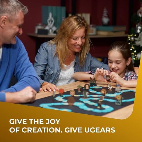 UGEARS Hagrid's Flying Motorbike™ 3D Puzzle - Wooden Model Kit for Adults to Build - Mechanical Bike Motorcycle Making Kit - 3D Jigsaw Puzzle Wood Vehicle - Harry Potter™ Collection DIY Brain Teaser in Kuwait