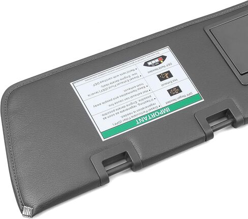 Car Left Right Sun Visor Sunshade Shade for Freightliner Cascadia 2007-2017 Gray in Kuwait