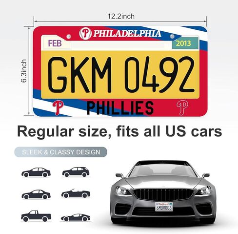 1PCS for Dodgers High-End Sports Team Fans License Plate Frames (DQ) in Saudi Arabia