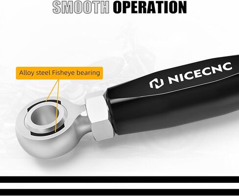 NICECNC وصلة تثبيت للمحرك الأمامي باللون الأسود من الألومنيوم متوافقة مع Harley Road Glide FLTRX 2015-2024، بديل لـ 16219-09، مناسب لنماذج الرحلات والدراجات ثلاثية العجلات لعام 2009، انظر التركيبات in Saudi Arabia