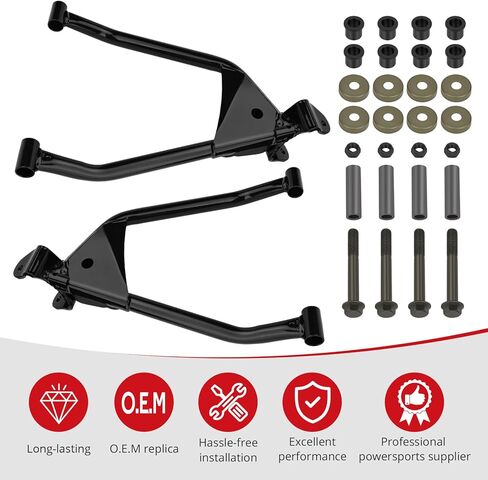 JAVIK Left & Right Front Control A-Arm Bushing Bolt Kit For Polaris RZR 170 2009-2021 O.E.M# 0454270-067 0454271-067 in Saudi Arabia