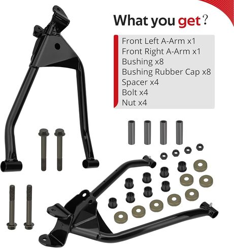 JAVIK Left & Right Front Control A-Arm Bushing Bolt Kit For Polaris RZR 170 2009-2021 O.E.M# 0454270-067 0454271-067 in Saudi Arabia