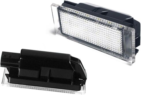 2 قطعة أبيض 18-SMD 6000K LED أضواء العلامات أضواء لوحة الترخيص الخلفية ل 2016-2019 W453 Smart Fortwo in Kuwait