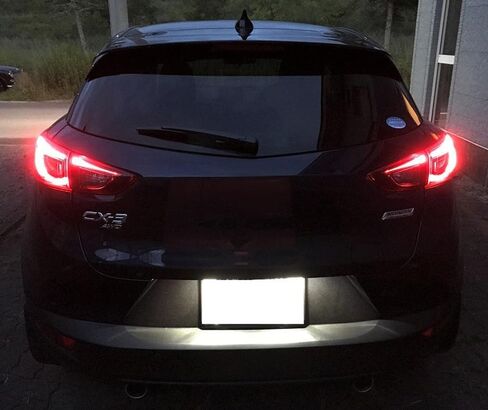 مجموعة إضاءة لوحة ترخيص LED كاملة 3 وات من iJDMTOY OEM-Fit متوافقة مع 2014-2018 Mazda3، 2016-up Mazda CX-3، مدعومة بـ 18-SMD Xenon White LED in Saudi Arabia