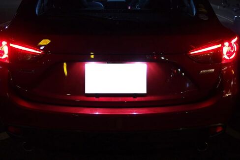 مجموعة إضاءة لوحة ترخيص LED كاملة 3 وات من iJDMTOY OEM-Fit متوافقة مع 2014-2018 Mazda3، 2016-up Mazda CX-3، مدعومة بـ 18-SMD Xenon White LED in Saudi Arabia