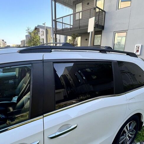 ECOTRIC Roof Rack Side Rails Compatible with 2018-2025 Honda Odyssey, Aluminum Luggage Cargo Rack Side Rails for Kayak Canoe Cargo Carrier 165 Lbs in Saudi Arabia