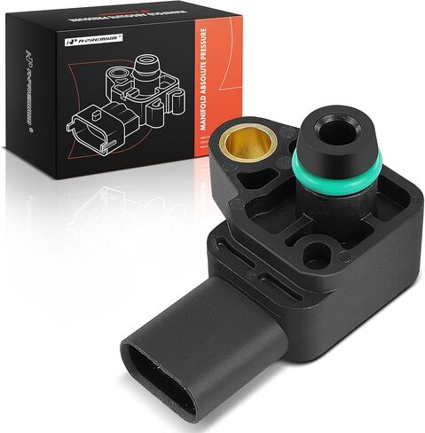 A-Premium Manifold Pressure (MAP) Sensor [3 Pins] Compatible with Chevrolet Spark 2016-2022 1.4L, Volt 2016-2019 1.5L & Cadillac ATS 2016-2018 3.6L, Replace# 1235140 in Saudi Arabia