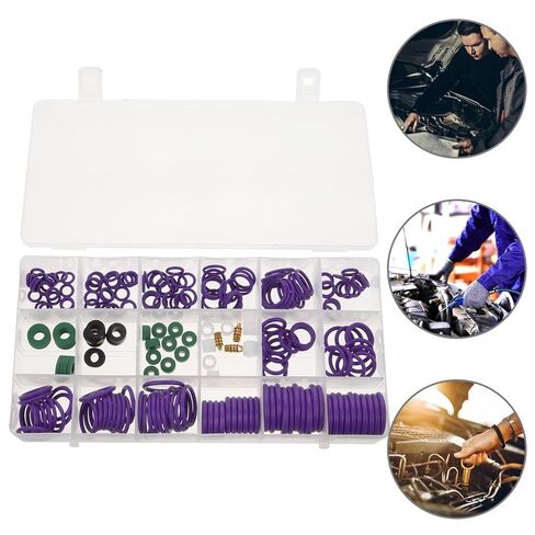 Garneck 5sets Car Air Conditioning Seal Kit Assorted Rubber for Automotive Use Leakage Prevention for Vehicle Repairs Convenient and Easy to Install in Saudi Arabia