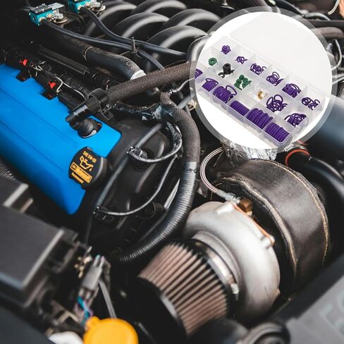 Garneck 5sets Car Air Conditioning Seal Kit Assorted Rubber for Automotive Use Leakage Prevention for Vehicle Repairs Convenient and Easy to Install in Saudi Arabia