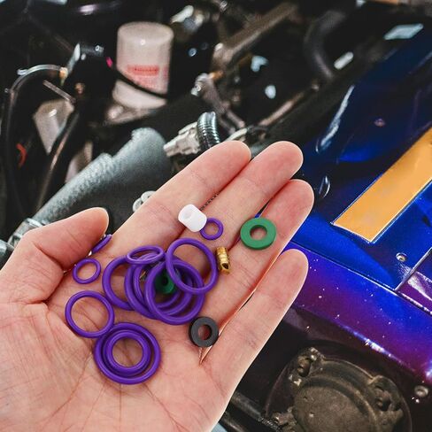 Garneck 5sets Car Air Conditioning Seal Kit Assorted Rubber for Automotive Use Leakage Prevention for Vehicle Repairs Convenient and Easy to Install in Saudi Arabia