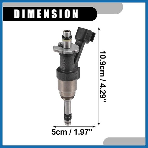 Fuel Injector - Car Inner 6 Holes Engnie Fuel Injectors - for Chevrolet Silverado 1500 2500 2014-2018 Metal Black - 1 Pc Item Replacement in Saudi Arabia