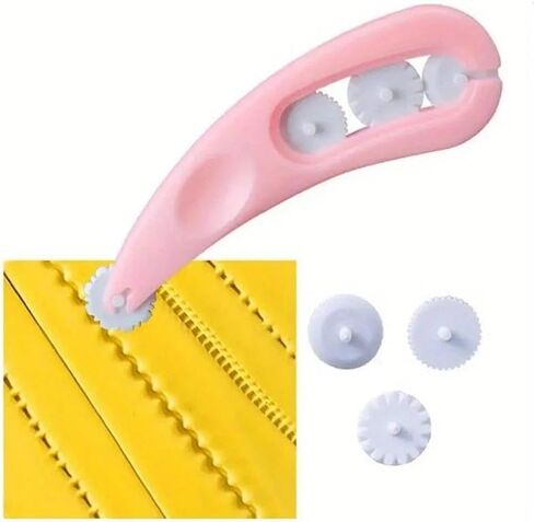 Texture Roller for Polymer Clay Decorating Modelling Carving Pottery Ceramic Clay Cutter Rolling Art Hobby Supplies in Saudi Arabia