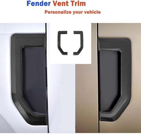 JeCar Carbon Fiber Fender Vent Trim for 2015-2020 Ford F250/F350/F450/F550 Exterior Accessories in Saudi Arabia