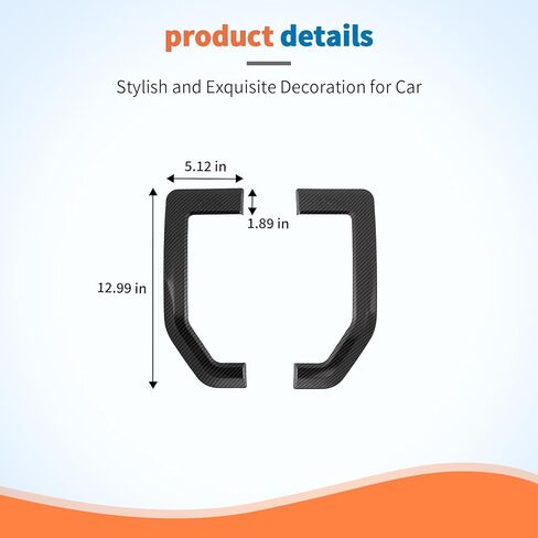 JeCar Carbon Fiber Fender Vent Trim for 2015-2020 Ford F250/F350/F450/F550 Exterior Accessories in Saudi Arabia